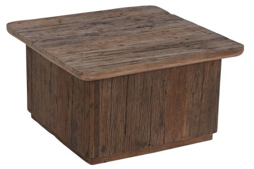 Mesa de Centro Estructura de Madera Reciclada Marrón 70 cm MB-212649