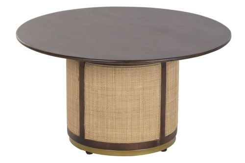 Mesa de Centro Estructura de Madera de Mango con Base de Fibra MB-222843