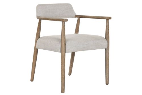 Silla de Comedor Tapizada en Poliéster y Fresno MB-216494