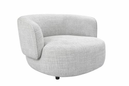 Sillón Estructura Tapizada en Poliéster Beige y Patas de Madera MB-225993