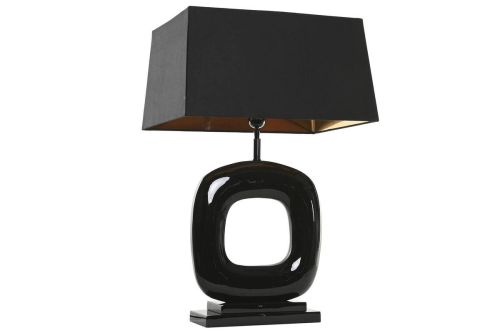Lámpara de Mesa LA-219580 Acero Y Patinado Negro