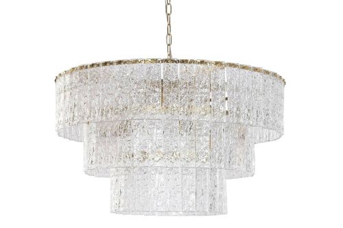 Lámpara de Techo LA-226301 Cristal Y Metal Transparente