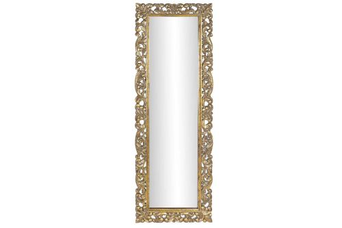 Espejo de Pared ES-205158 en Cristal y Mango Dorado