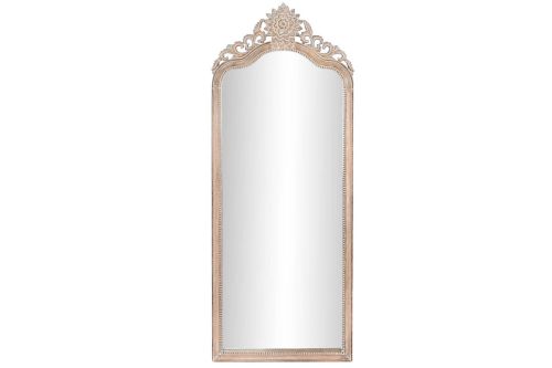 Espejo de Pared ES-205156 en Cristal y Mango Blanco