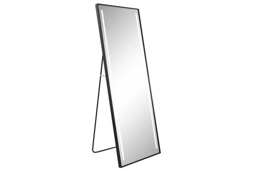 Espejo de Pie Vestidor Negro ES-220587 con Luz Led