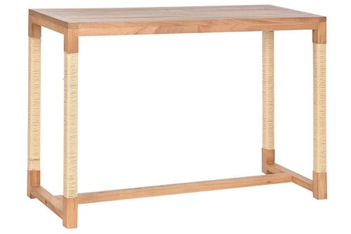 Consola de Recibidor Estructura de Madera Natural con Cuerda MB-209208