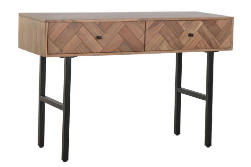 Consola de Recibidor Estructura de Acacia con Patas de Metal MB-222423