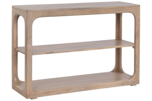 Consola de Recibidor Estructura de Madera de Mango con Dos Baldas MB-227302
