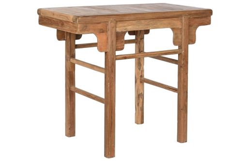 Consola de Recibidor Estructura de Madera Teca Reciclada Natural