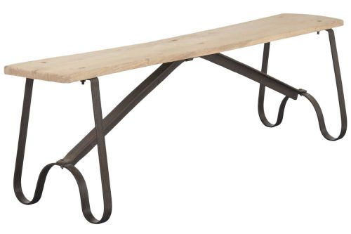 Banco en Madera de Teca y Hierro MB-224029
