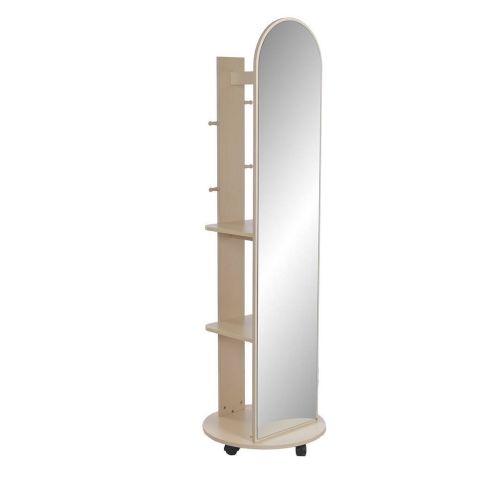 Espejo Vestidor ES-232720 Giratorio de MDF y Cristal 177 cm