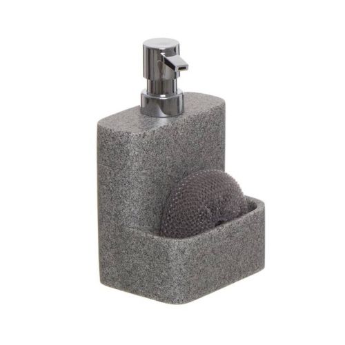Dispensador de jabón con esponja gris 2684213