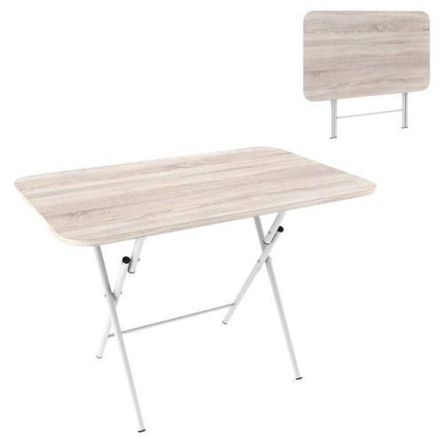 Mesa Plegable Estructura en Madera y Metal Nordic de 110 cm 313101