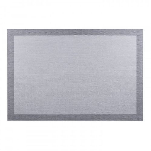 Alfombra Rectangular de Tejido de Vinilo Color Gris 60x200