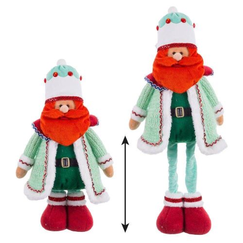 Figura Decorativa Navideña REY en Poliéster Verde 743193