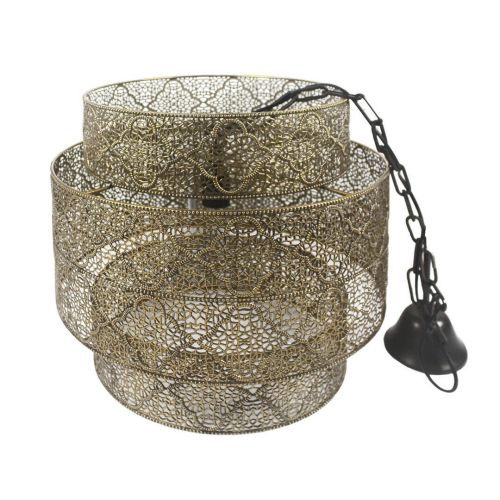 Lámpara de techo HENNA oriental de metal Color Dorado 38-290