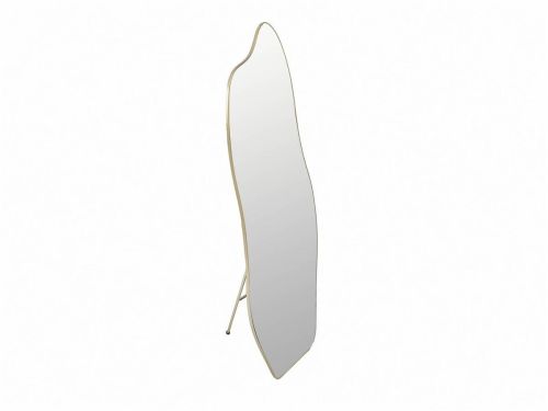 Espejo de Pie Estructura de Metal Dorado y Cristal 53 cm 18-206