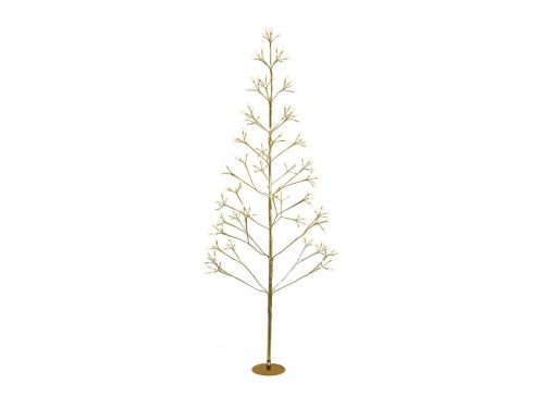 Árbol LED AR-05 de 180 cm Dorado con 200 Luces
