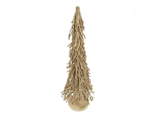 Árbol de Ramas de Té 10-666 con Pie de Madera Decorativo 120 cm