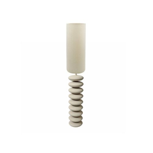 Lámpara de Pie ULAGIRI Textura Rugosa Beige de 161 cm 38-305