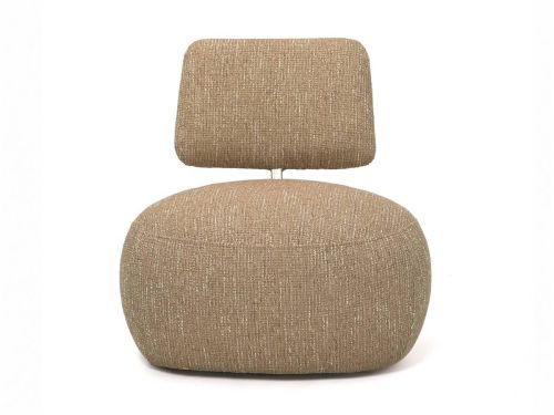 Sillón BOMANI Tapizado en Poliéster Color Caramelo 29-53