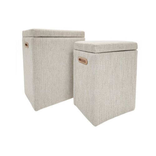 Caja de Almacenaje en Tela con Tapa y Asas 60 cm 02-108