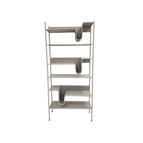 Estantería de Metal 181 cm con Estantes Sinuosos Soldados