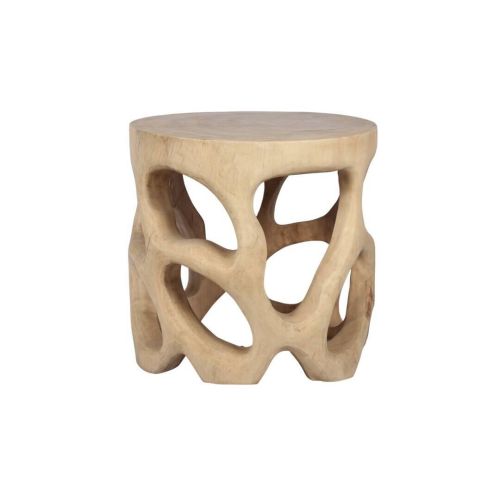 Mesa Auxiliar Estructura de Madera de Suar 50 cm 32-228