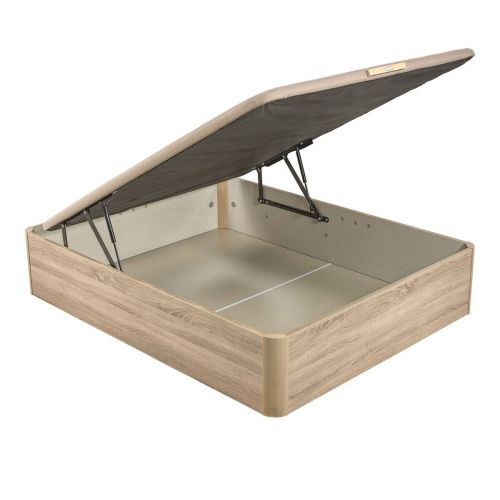 Canapé Abatible de Madera Color Natural 160x190 Naturbox 2.0 PLUS PIKOLIN AP11544