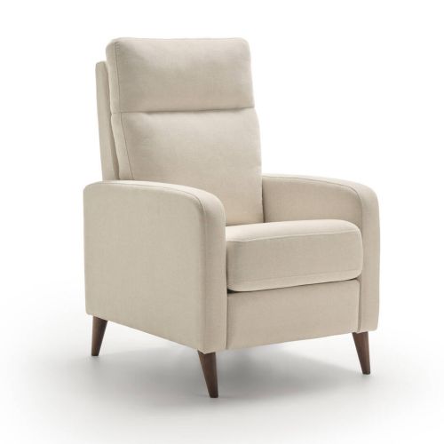 Sillón Relax Manual MALTA Push Back Tapizado en Tela