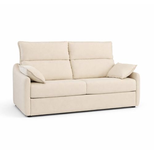 Sofá Cama Italiano UNAI Tapizado en Tela con Colchón HR 16 cm