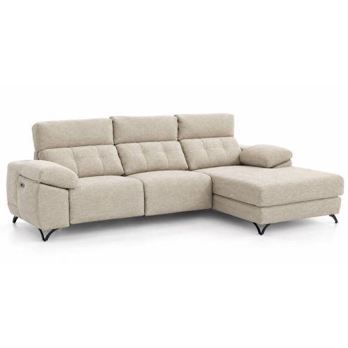 Sofá Chaise Longue AITANA Derecha de 300 cm con Relax