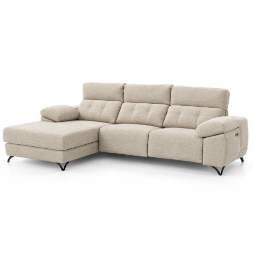 Sofá Chaise Longue AITANA Izquierda de 300 cm con Relax