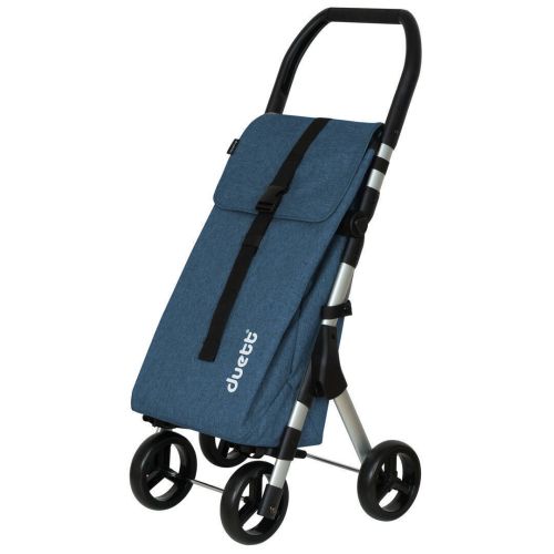 Carro de la Compra MUUVI UP 803 Duett Plegable Azul