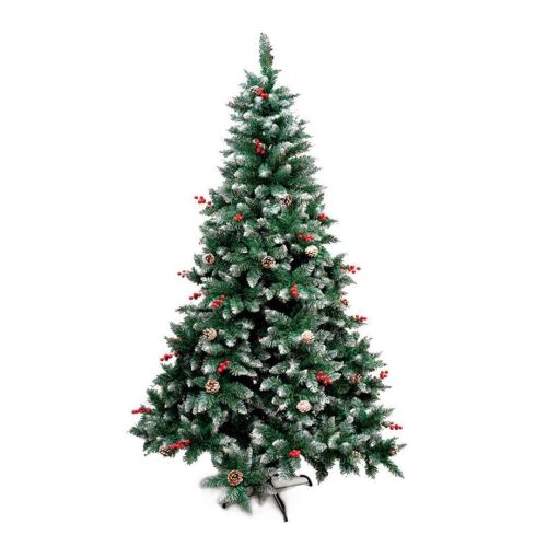 Árbol de Navidad de 210 cm y 1014 Puntas Nevadas