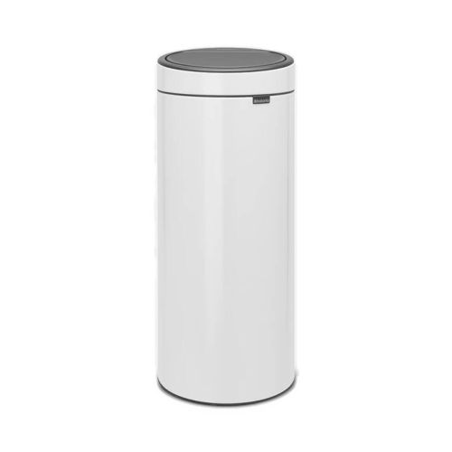 Cubo de Basura de Acero Touch Bin New BRABANTIA de 30 L White