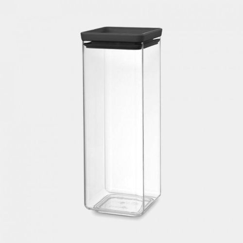 Envase Cuadrado 2,5 L Tasty + Dark Grey BRABANTIA