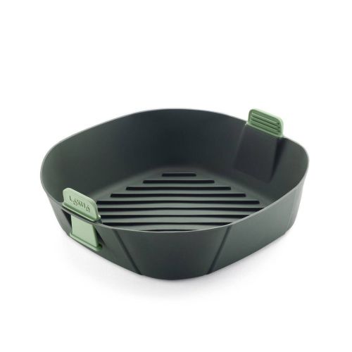 Cesta de Freidora de Aire LEKUE Silicona XL con Drenaje y Asas 887123