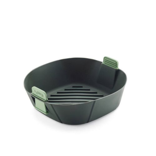 Cesta de Freidora de Aire LEKUE Silicona L con Drenaje y Asas 887147