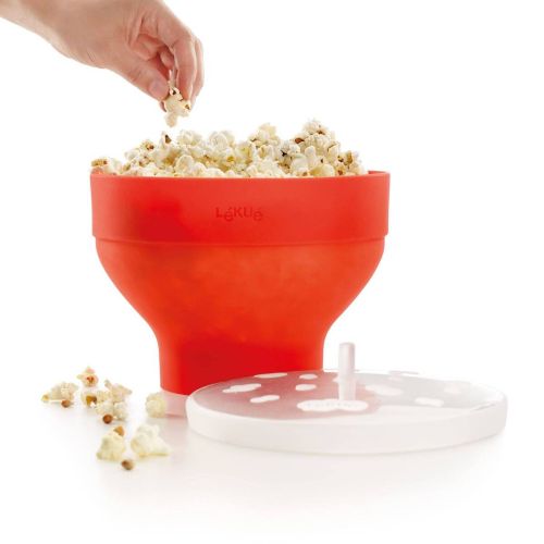 Molde Palomitas LEKUE en Silicona Roja Plegable 881640