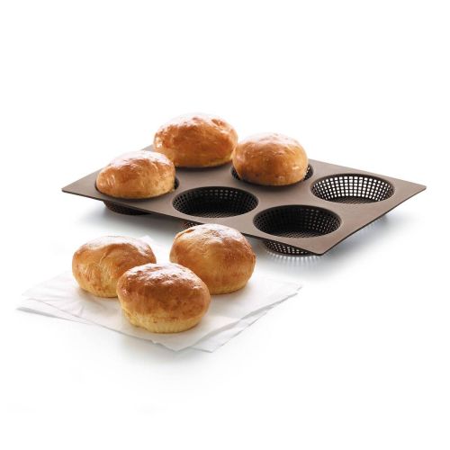 Molde para Panecillos LEKUE en Silicona Color Marrón 882661