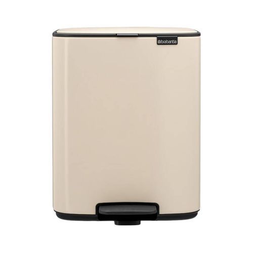 Cubo de Basura con Pedal BRABANTIA 12 Litros BO Beige 238024