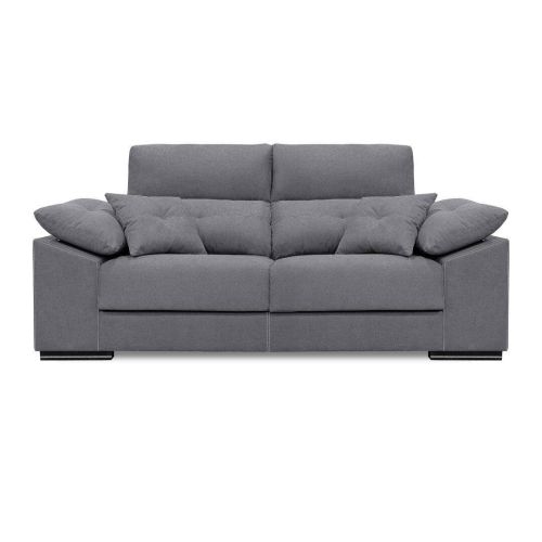 Sofá 3 Plazas NOEMI Asientos Deslizantes y Cabezal Reclinable