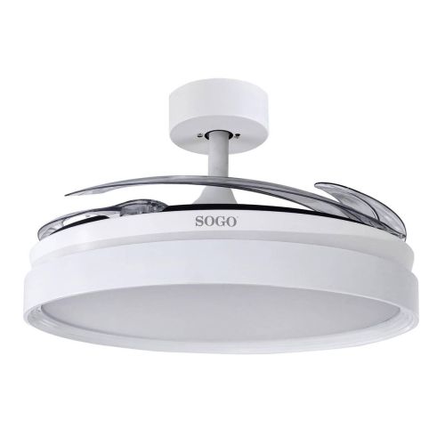 Ventilador de Techo SOGO con Luz LED y Aspas Plegables VEN-SS-21845