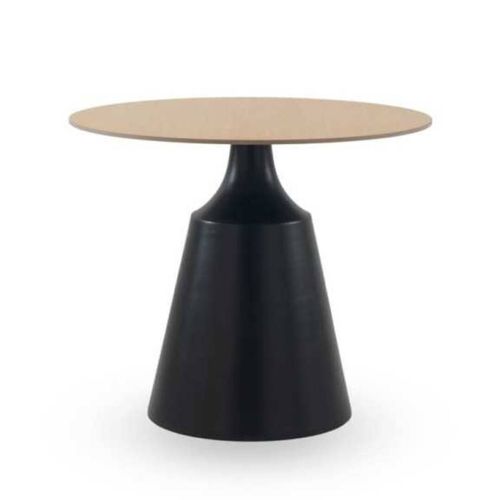 Mesa de Comedor Redonda Cerámica Fresno Natural 90 cm GABAR 11610
