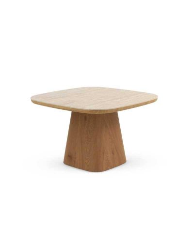 Mesa de Comedor Cuadrada GABAR de Tablero de Madera y Encimera de Cerámica 11420