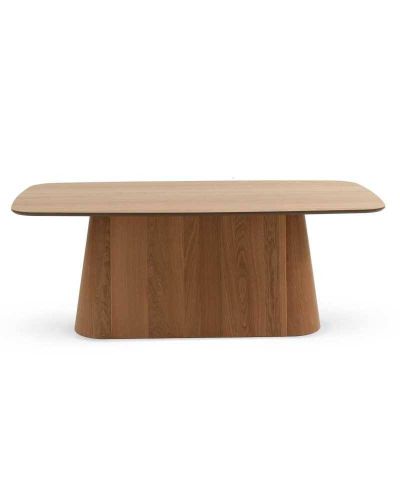 Mesa de Comedor Rectangular GABAR de Tablero Contrachapada de Madera de Roble 11421