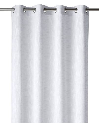 Cortina Color Blanco de Poliéster 140x265 cm ARES 7055