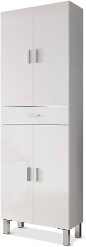 Armario de Baño ARUBA Blanco con 4 Puertas y Cajón 305280BO
