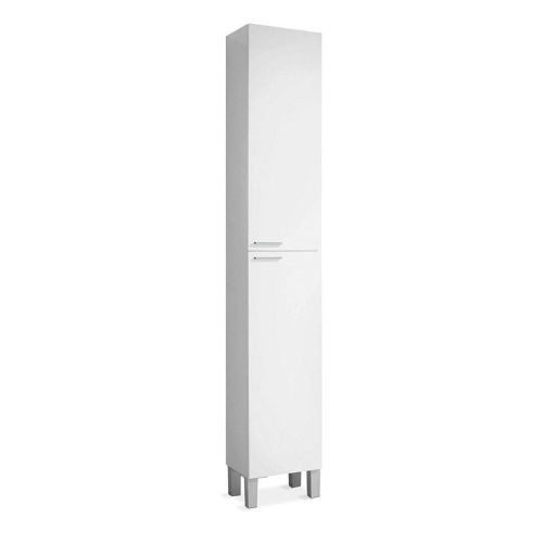 Columna de Baño KONCEPT Blanca con 2 Puertas y 4 Estantes 305260BO